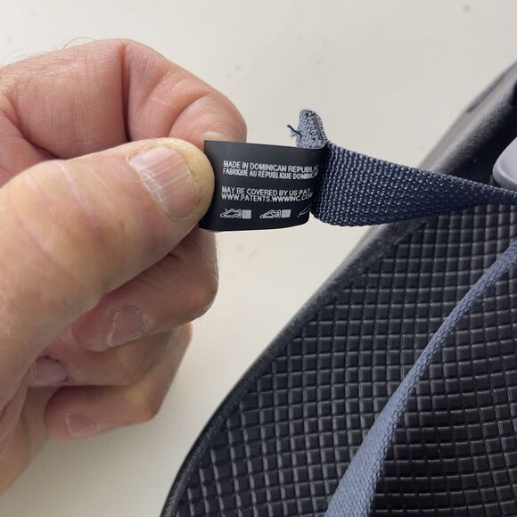 Chaco Sandals Men's 9 Blue Storm Bodhi Belt Toe Loop Strap Hiking Beach Shoes - Picture 9 of 10